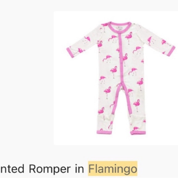 Kyte BABY Other - EUC Kyte Baby Flamingo Romper!